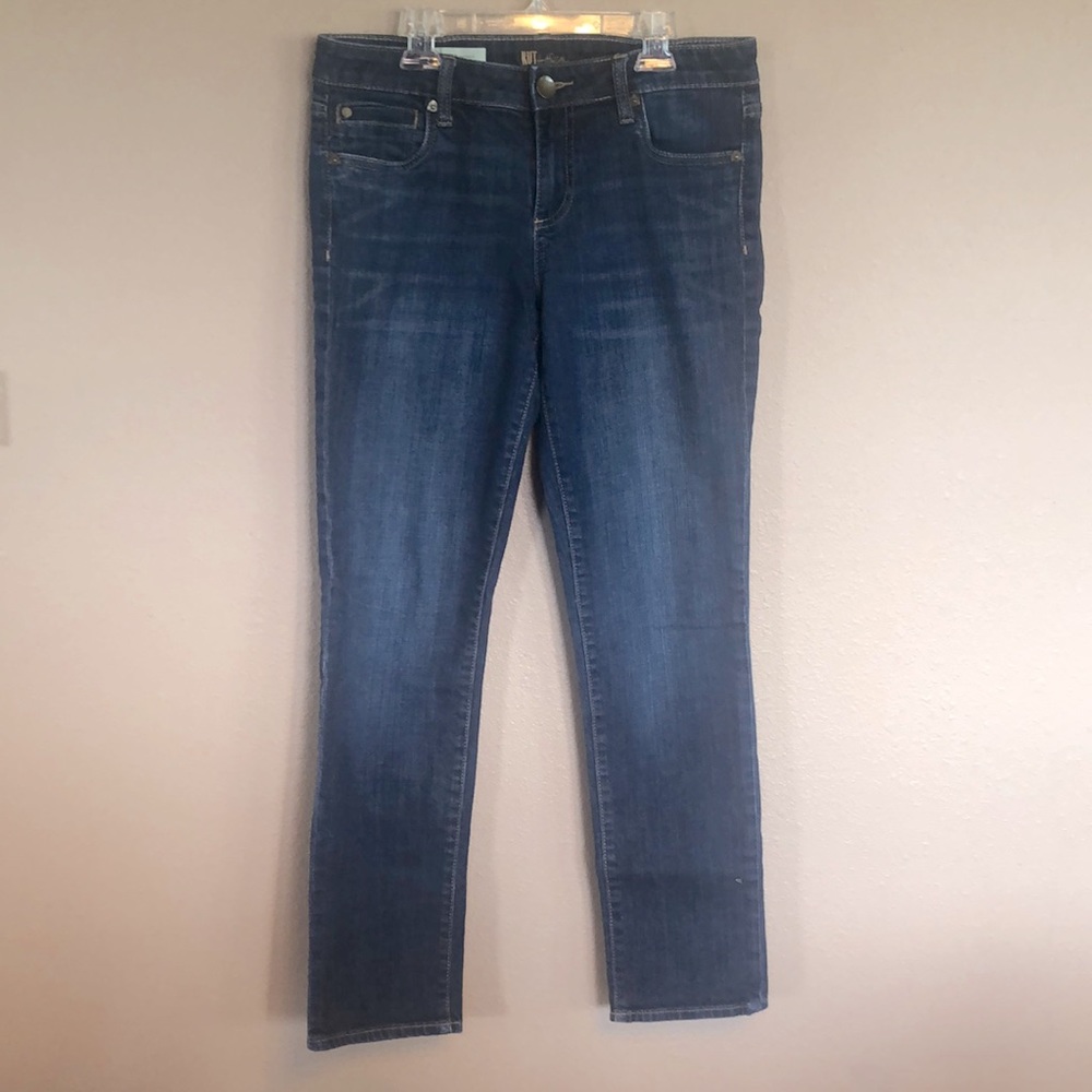 Kut from the Kloth boyfriend jeans.  Size 6